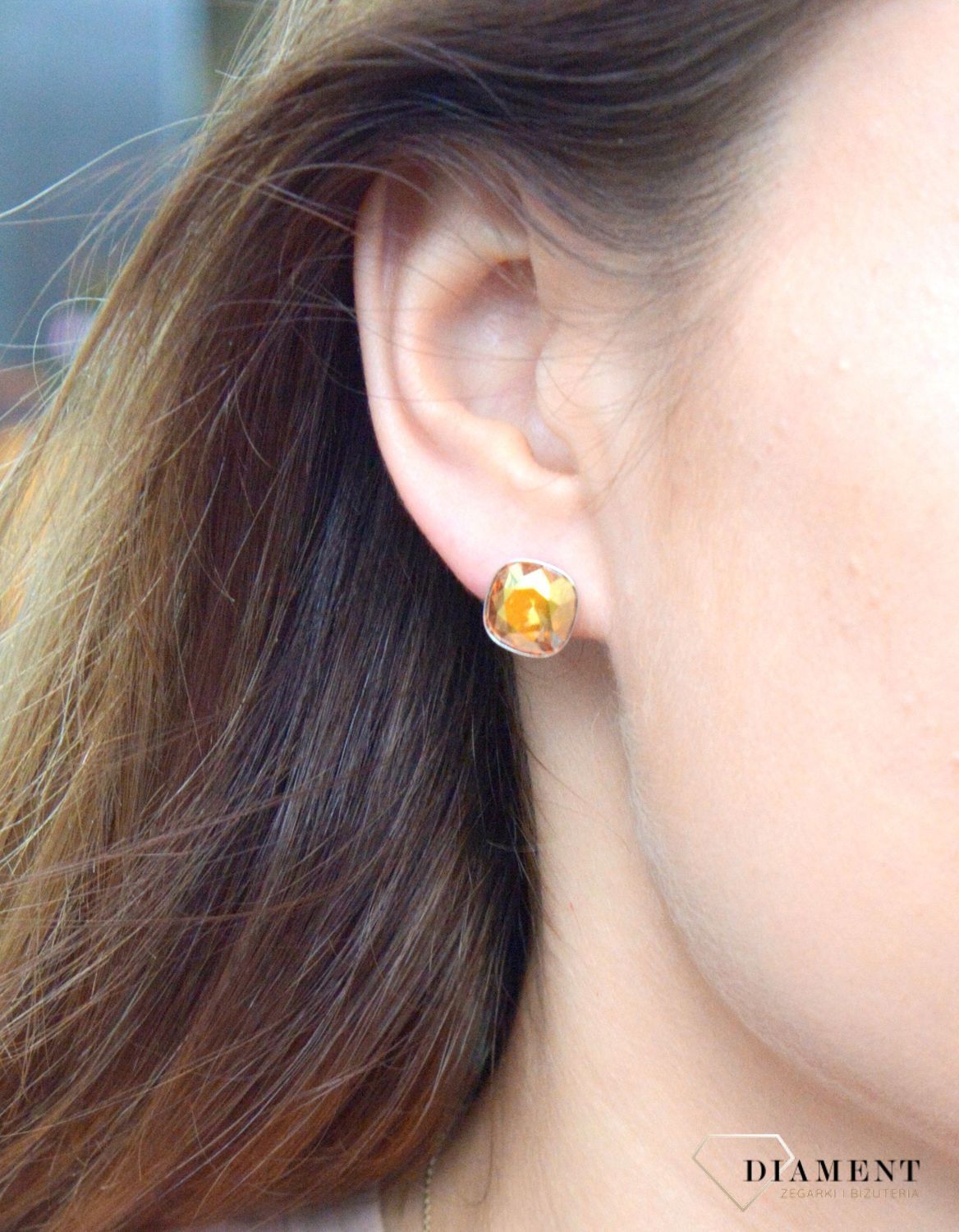 Kolczyki srebrne Swarovski Busso Metalic Sunshine K447010MS.jpg