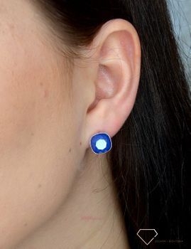 Kolczyki srebrne Swarovski Busso Royal Blue✓ Prezent dla dziewczyny✓ Prezent dla mamy✓Biżuteria srebrna w Sklepie z Biżuterią zegarki-diament.pl✓Piękna i Elegancka Kolczyki dla Kobiet✓Prawdziwe Srebro✓ (3).JPG