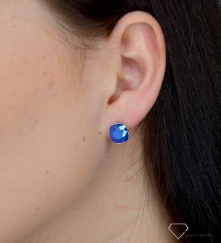 Kolczyki srebrne Swarovski Busso Royal Blue✓ Prezent dla dziewczyny✓ Prezent dla mamy✓Biżuteria srebrna w Sklepie z Biżuterią zegarki-diament.pl✓Piękna i Elegancka Kolczyki dla Kobiet✓Prawdziwe Srebro✓.JPG
