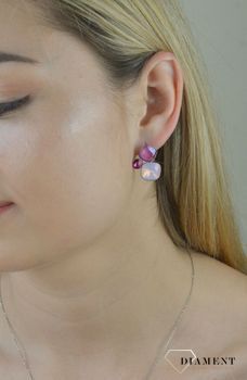 Kolczyki srebrne Swarovski Paraiso Fuchsia✓ Prezent dla dziewczyny✓ Prezent dla mamy✓Biżuteria srebrna w Sklepie z Biżuterią zegarki-diament.pl✓Piękna i Elegancka Kolczyki dla Kobiet✓Prawdziwe Srebro✓Darmowa wysyłka (1).JPG