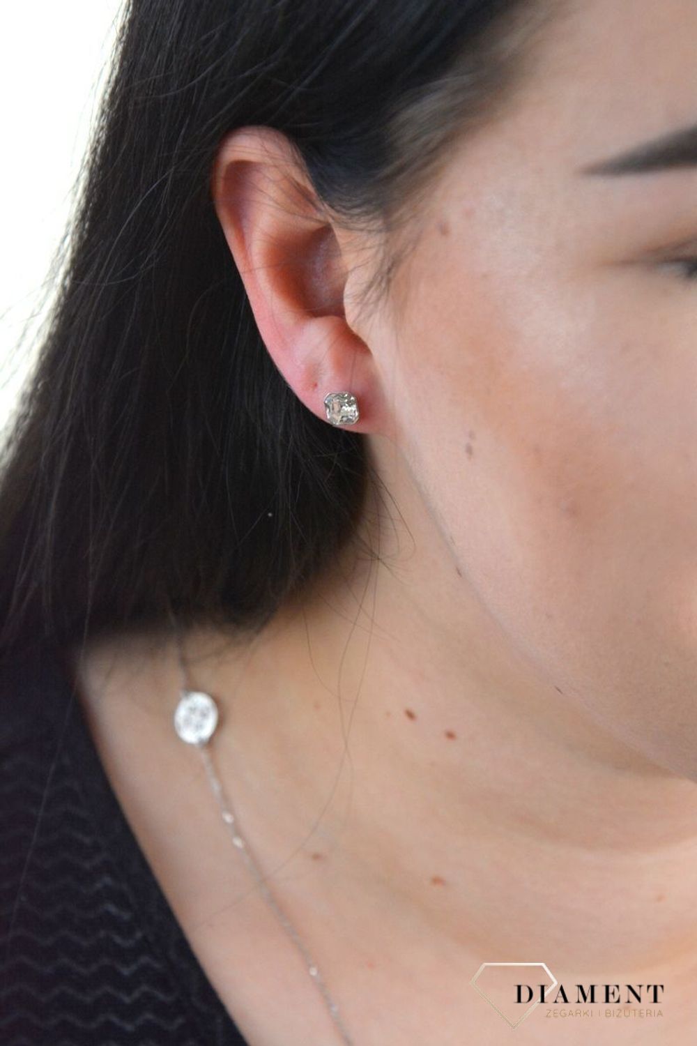 Srebrne kolczyki Spark Swarovski  Crystal K44806C.jpg