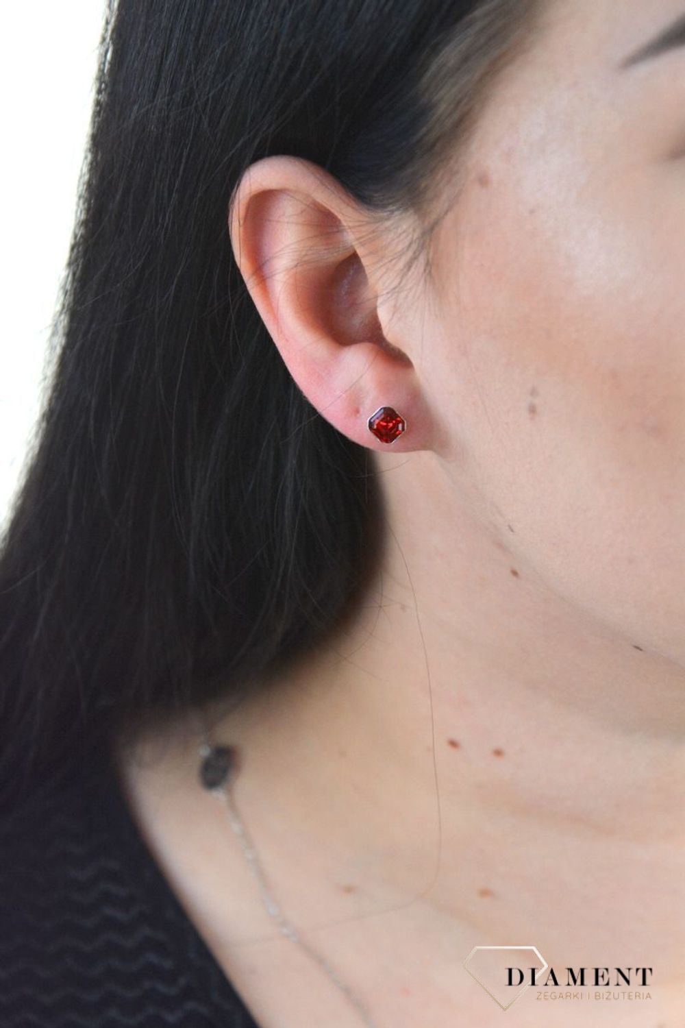 Srebrne kolczyki Spark Swarovski Scarlet K44806SC.jpg