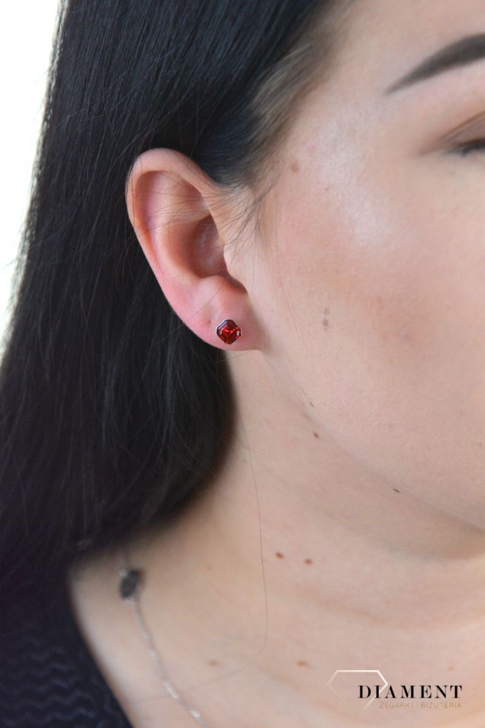 Srebrne kolczyki Spark Swarovski Scarlet K44806SC.jpg