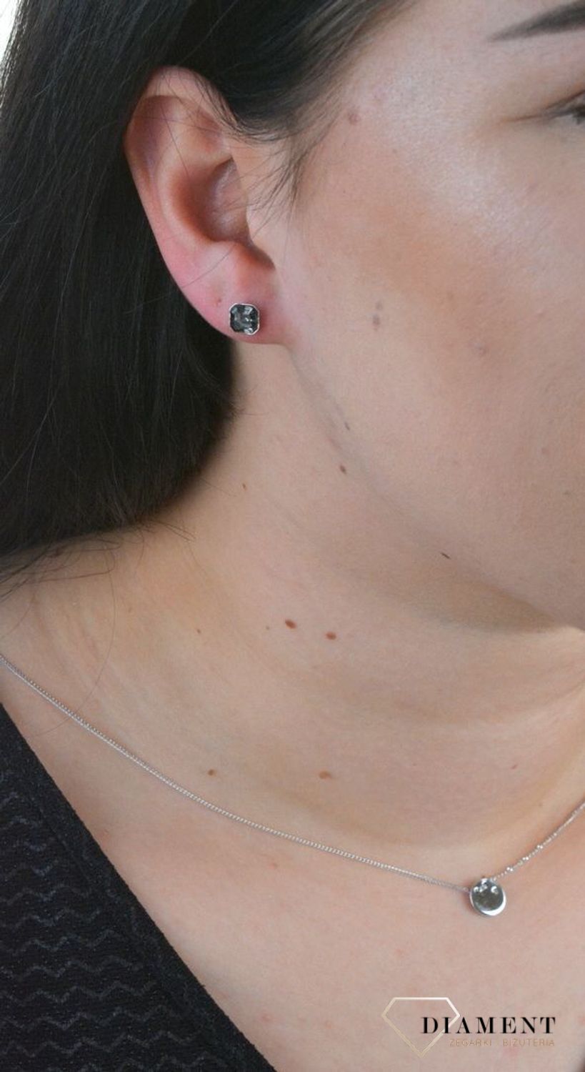 Srebrne kolczyki Spark Swarovski Imperial Studs Silver Night K44806SN.jpg