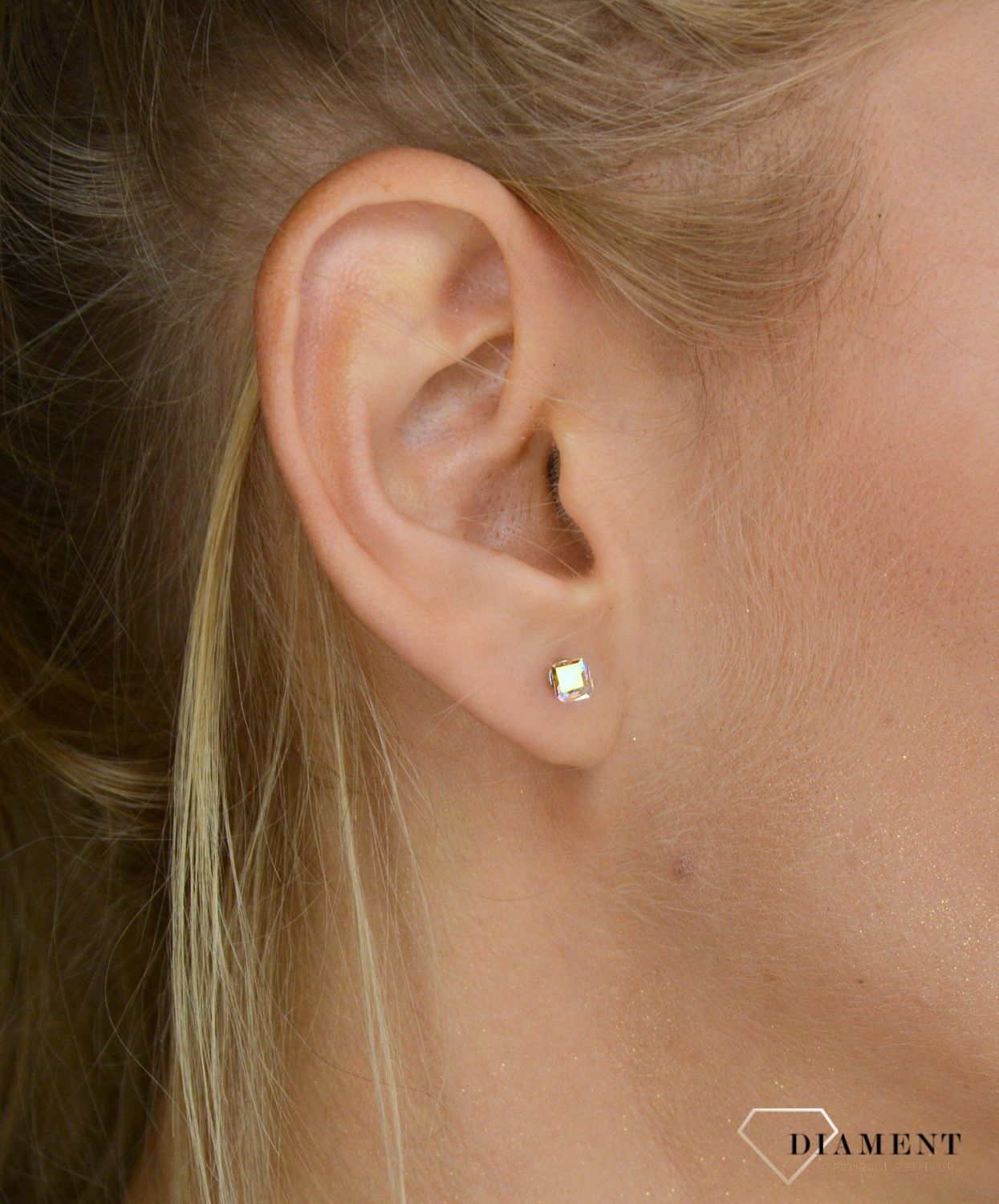 Kolczyki Small Cube Studs K48414AB.jpg