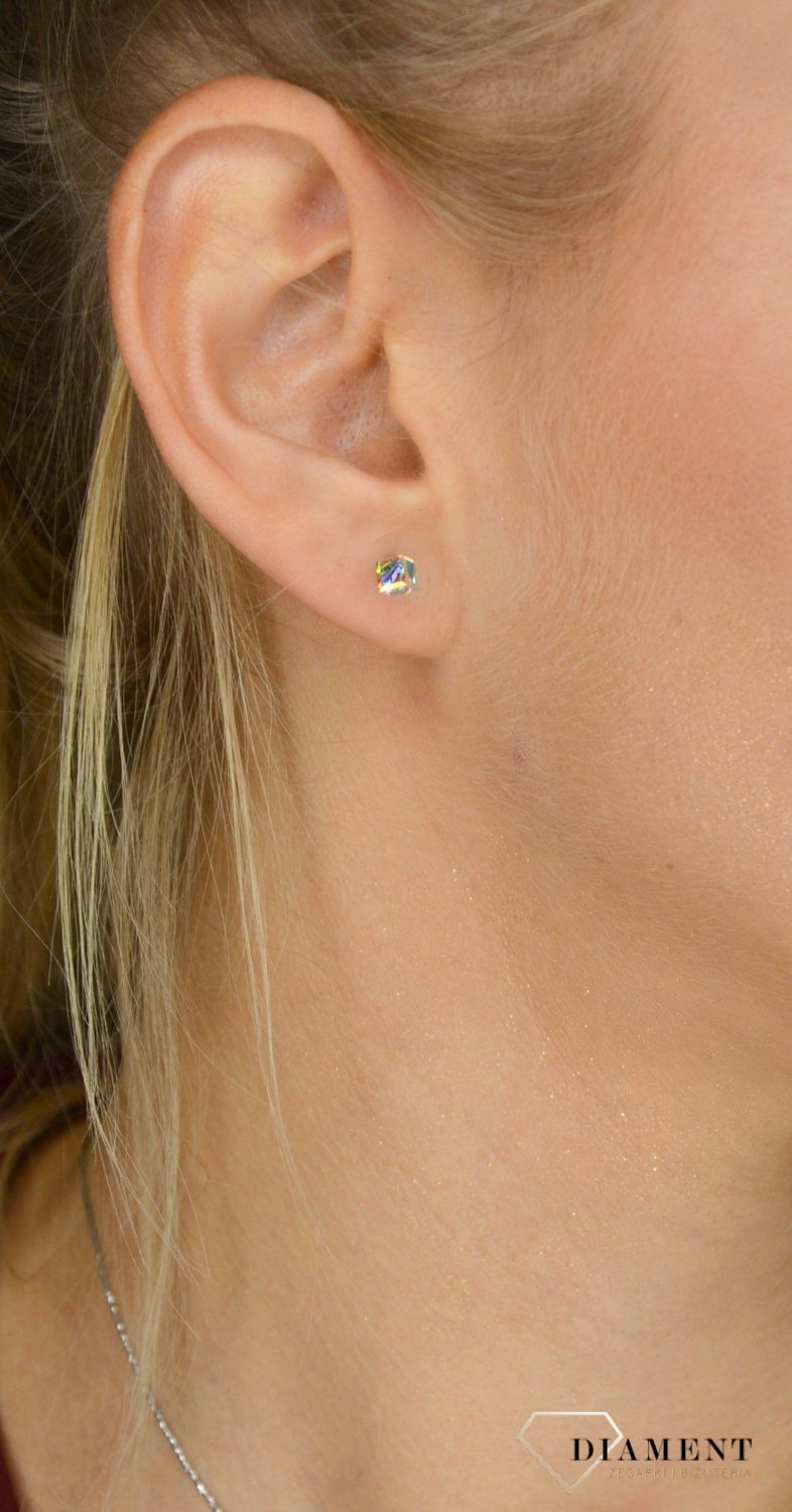 Kolczyki Small Cube Studs K48414AB.jpg