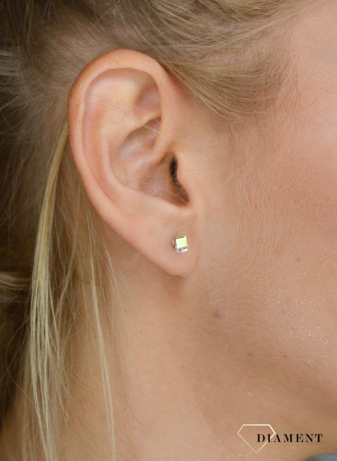 Kolczyki Small Cube Studs K48414AB.jpg