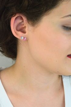 Srebrne kolczyki damskie 925 Swarovski małe kostki Crystal  Wkrętki 0,4 cm (3).jpg
