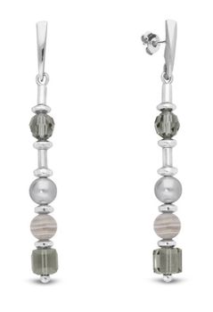 Srebrne kolczyki Spark z kryształami Swarovski i kamieniami naturalnymi 5,5 cm K50005601BD6BAd.jpg
