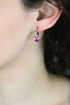 Spark Firefly KA1122SS39R – kolczyki srebro 925 z kryształami Rose (4).jpg