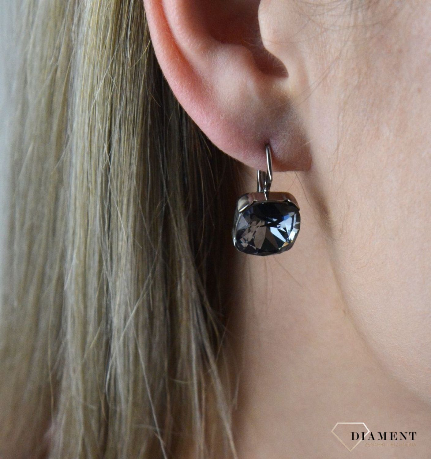 Kolczyki Antique Square Silver Night KA4470SN.jpg