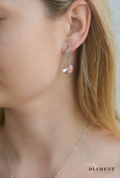 Kolczyki Srebrne Spark Swarovski Candy Chic Vintage Rose KACL112212VR (2).JPG