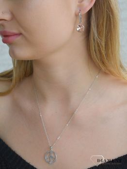 Kolczyki Srebrne Spark Swarovski Candy Chic Vintage Rose KACL112212VR (4).JPG