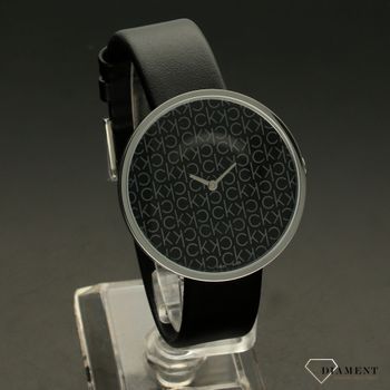 Zegarek damski na czarnym pasku Calvin Klein KAG231CX (1).jpg