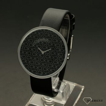 Zegarek damski na czarnym pasku Calvin Klein KAG231CX (2).jpg