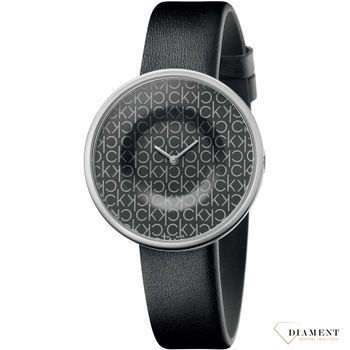 Zegarek damski na czarnym pasku Calvin Klein KAG231CX.jpg
