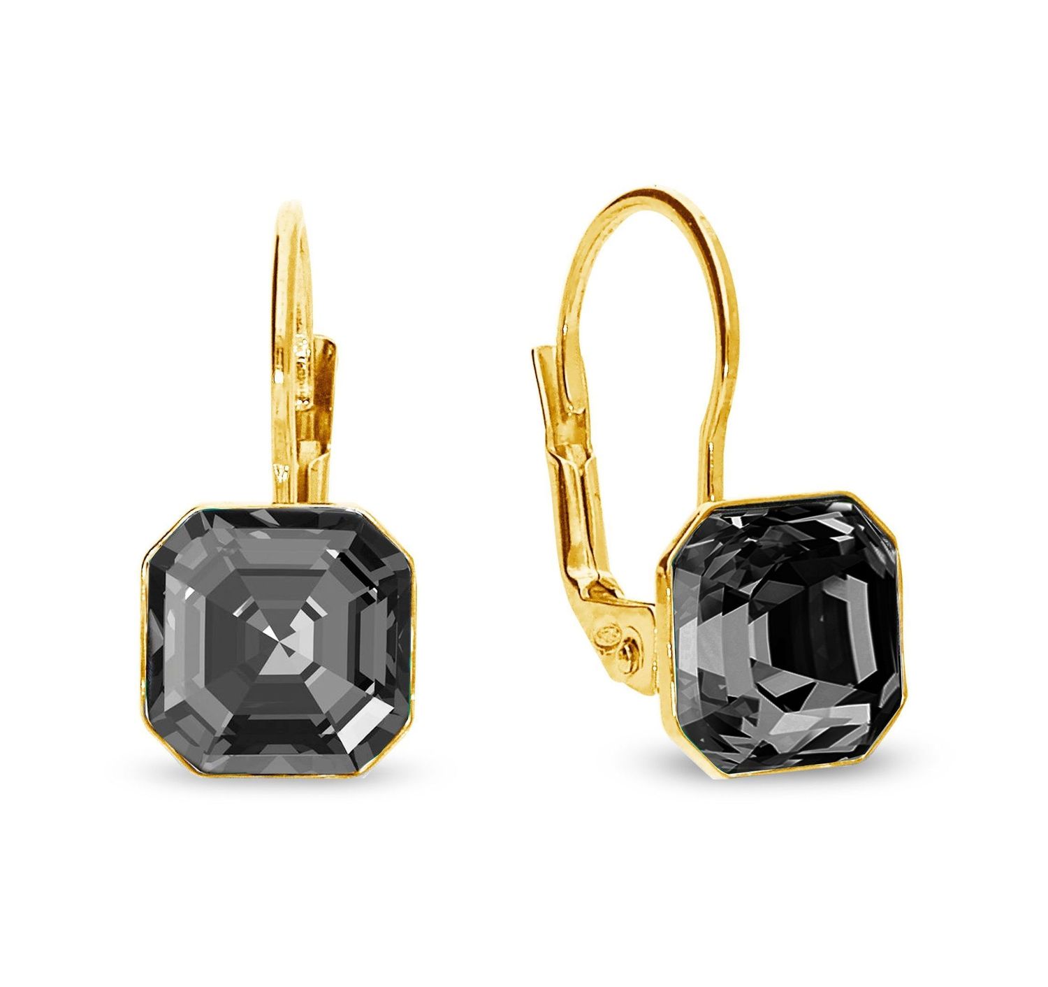 Kolczyki srebro pozłacane Spark z Kryształkami Swarovski KAG44808SN.jpg