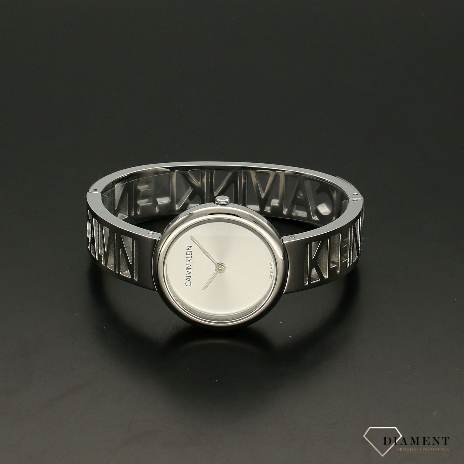 Zegarek damski Calvin Klein Mania na sztywnej bransolecie KBK2S116.jpg