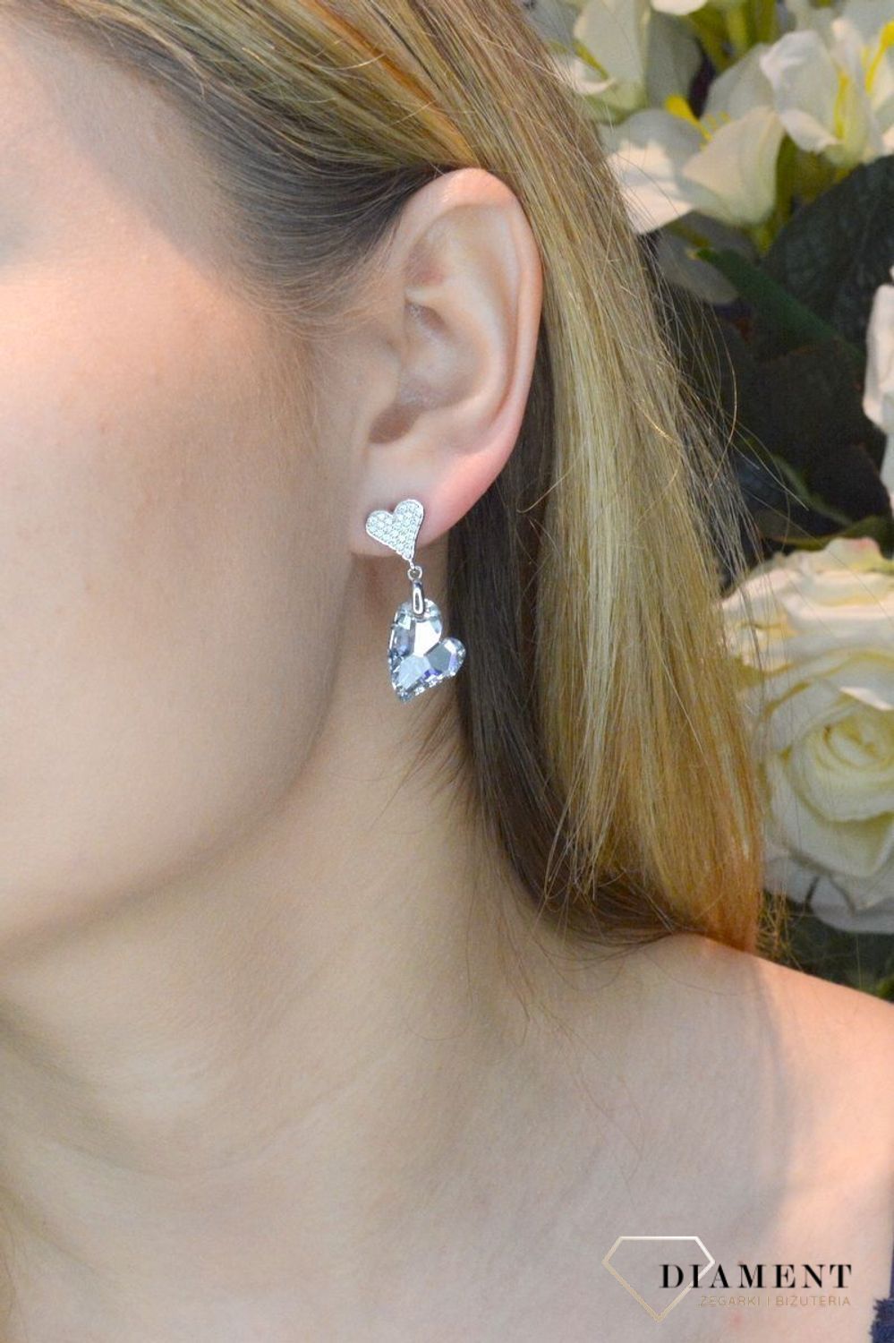 Kolczyki srebrne serca z Kryształkami Swarovski Corazon Comet Argent Light KC626117C. Kolczyki damskie na prezent. Kolczyki serduszka. Kolczyki na walentynki. Kolczyki dla ukochanej. Błyszcząca biżuteria spark..jpg