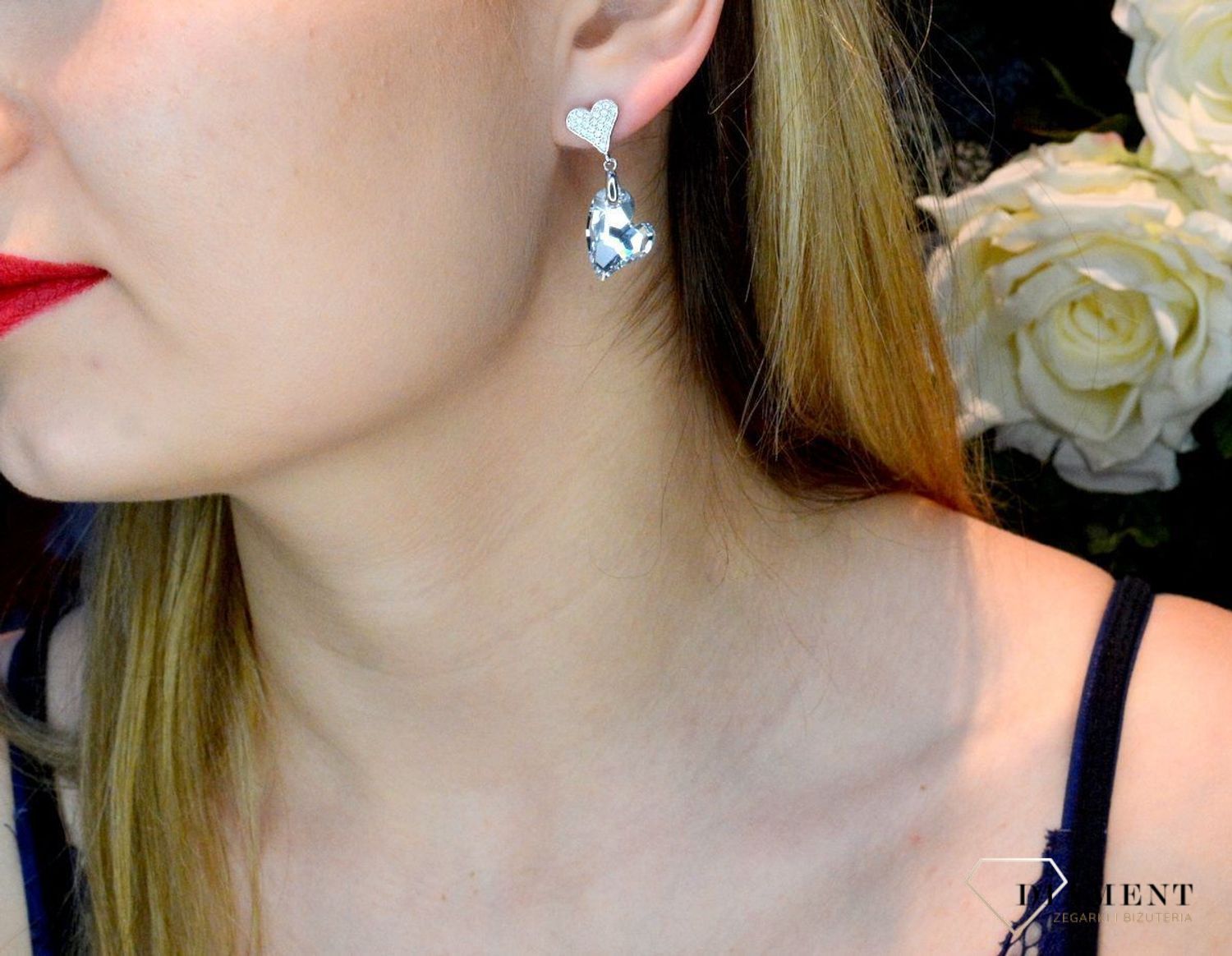 Kolczyki srebrne serca z Kryształkami Swarovski Corazon Comet Argent Light KC626117C. Kolczyki damskie na prezent. Kolczyki serduszka. Kolczyki na walentynki. Kolczyki dla ukochanej. Błyszcząca biżuteria spark..jpg