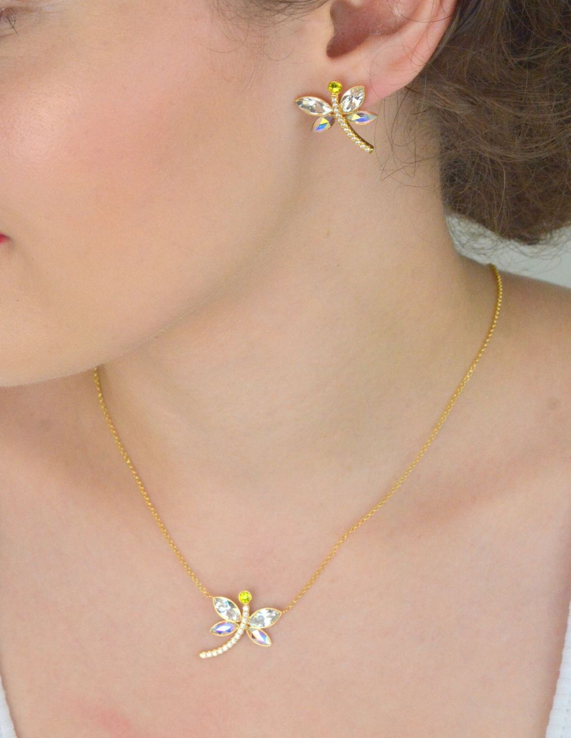 Kolczyki srebrne KDCG4228CAB Ważki z cyrkoniami i kryształami Swarovskiego.jpg