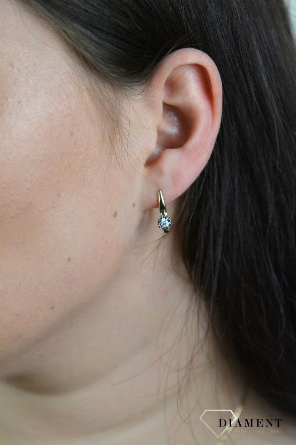 Złote kolczyki z Diamentami KE81590Y.jpg