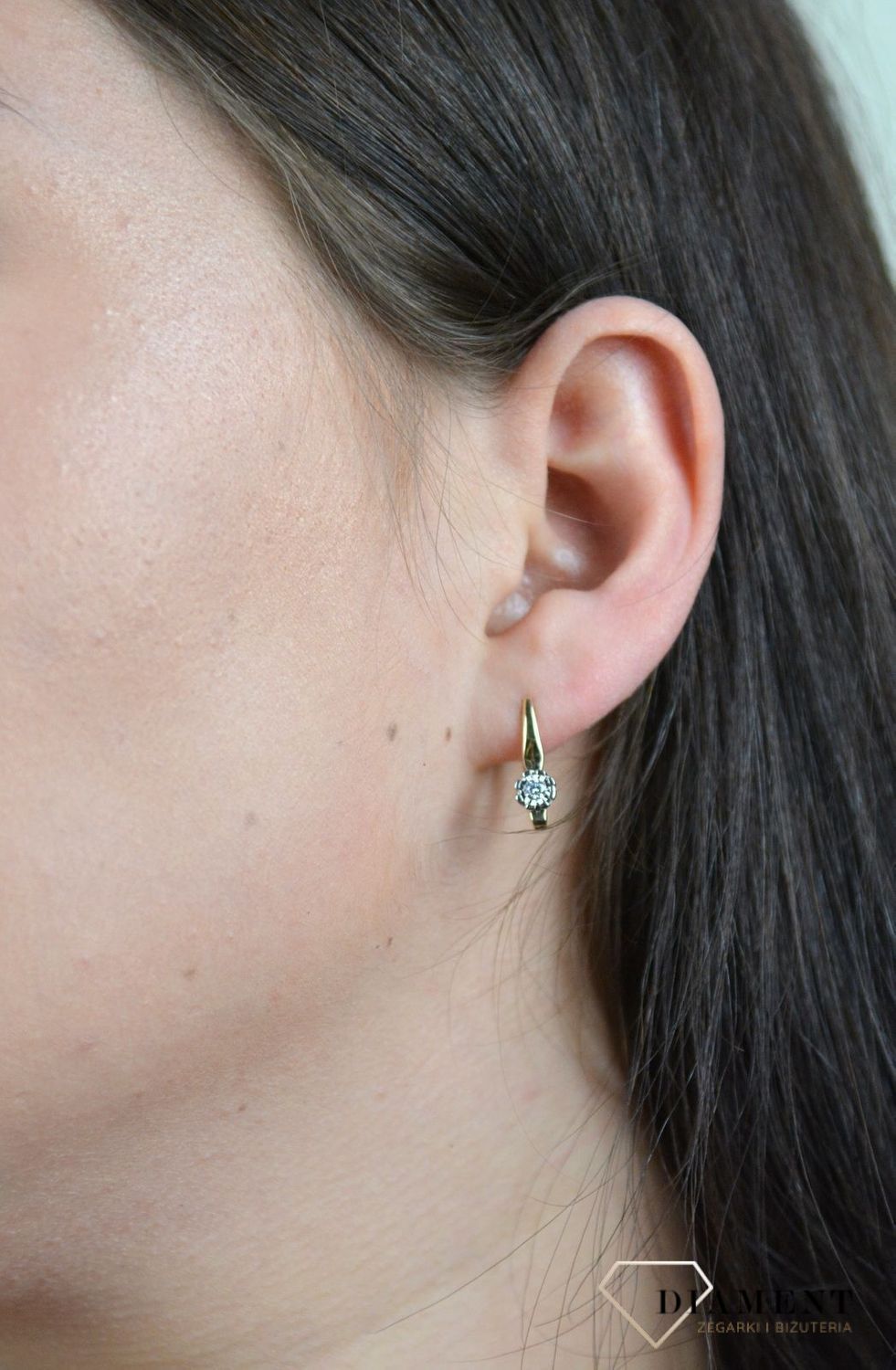 Złote kolczyki z Diamentami KE81590Y.jpg