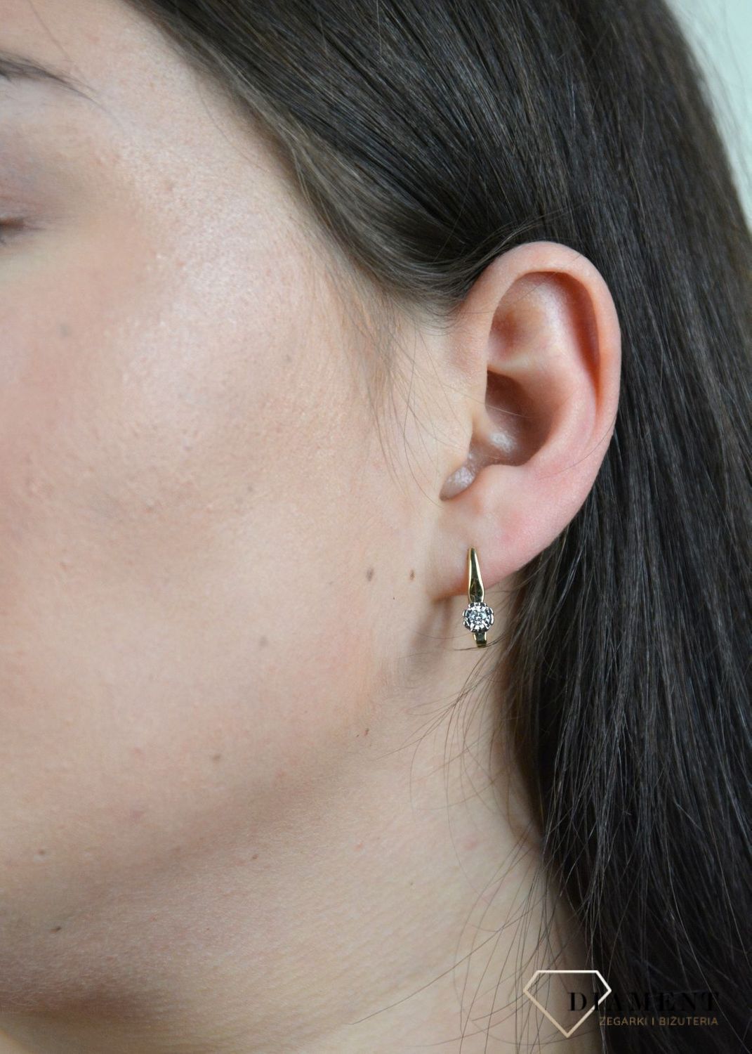 Złote kolczyki z Diamentami KE81590Y.jpg