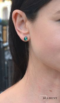 Kolczyki Srebrne Pozłacane Spark Swarovski Oval Studs Gilded KG41228EM ✓Pozłacane Kolczyki Damskie w Sklepie z Biżuterią zegarki-diament.pl✓Piękne i Eleganckie Kolczyki dla Kobiet✓Prawdziwe Srebro✓D (4).JPG