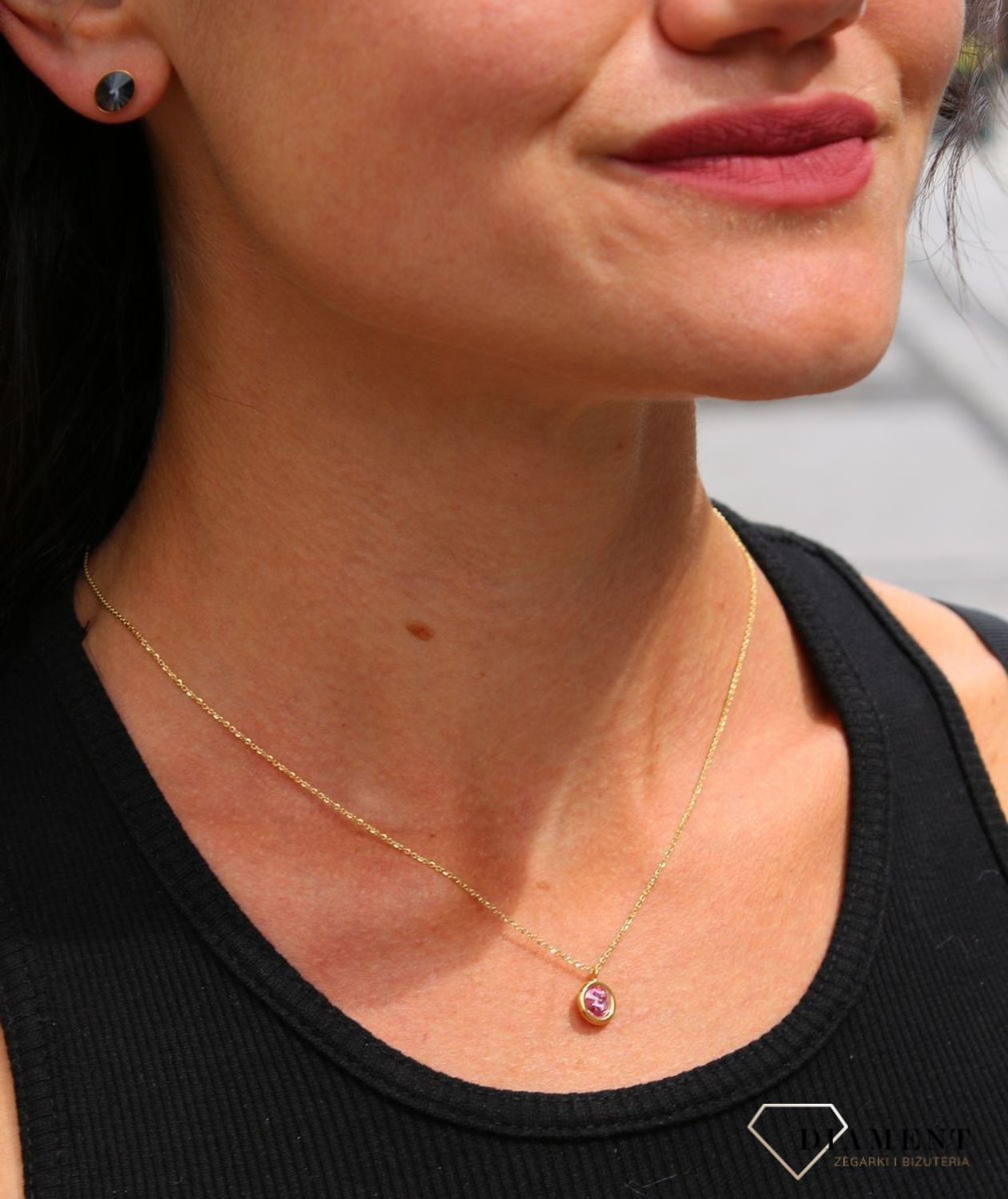 Kolczyki Oval Studs Gilded KG41228GT.jpg