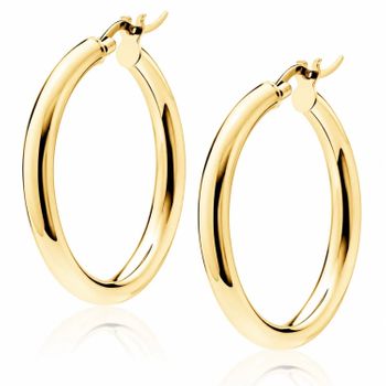 Kolczyki kółka ze srebra pr. 925 pozłacane 14K złotem wysoki połysk 30 mm.jpg