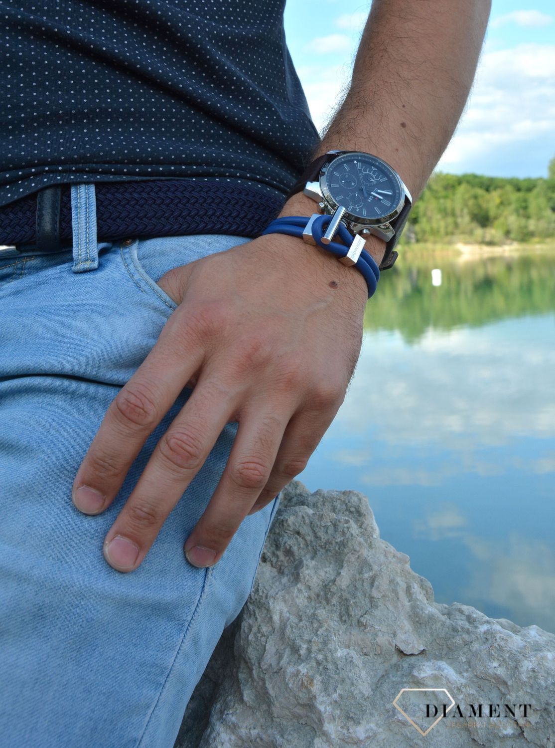 Bransoleta męska szwajcarskiej marki Calvin Klein KJ8WLB09010M.jpg