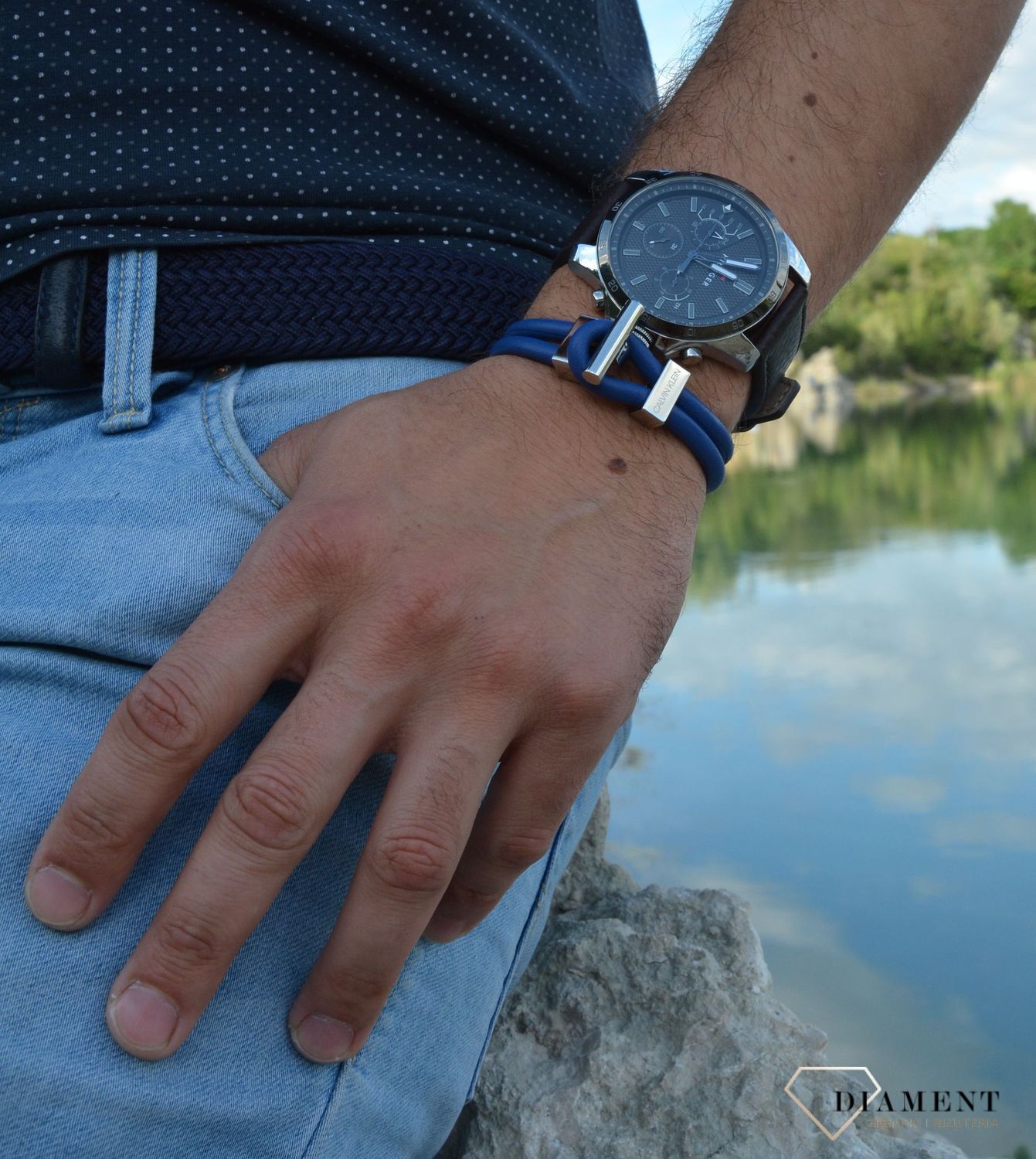 Bransoleta męska szwajcarskiej marki Calvin Klein KJ8WLB09010M.jpg