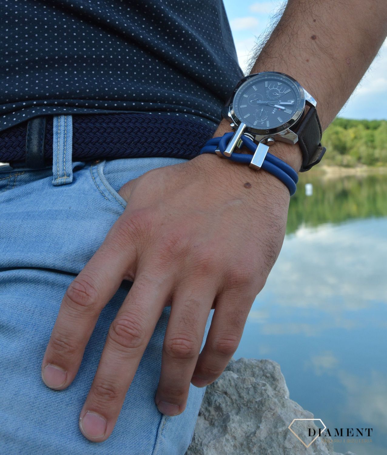 Bransoleta męska szwajcarskiej marki Calvin Klein KJ8WLB09010M.jpg