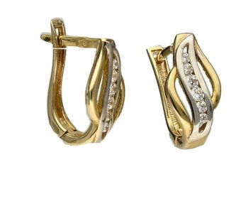 zlote-kolczyki-angielskie-zapiecie-proba-333-z-cyrkoniaZłote kolczyki angielskie zapięcie próba 333 z cyrkonią KL 7435 333. Kolczyki złote w Sklepie z Biżuterią zegarki-diament.p.jpg