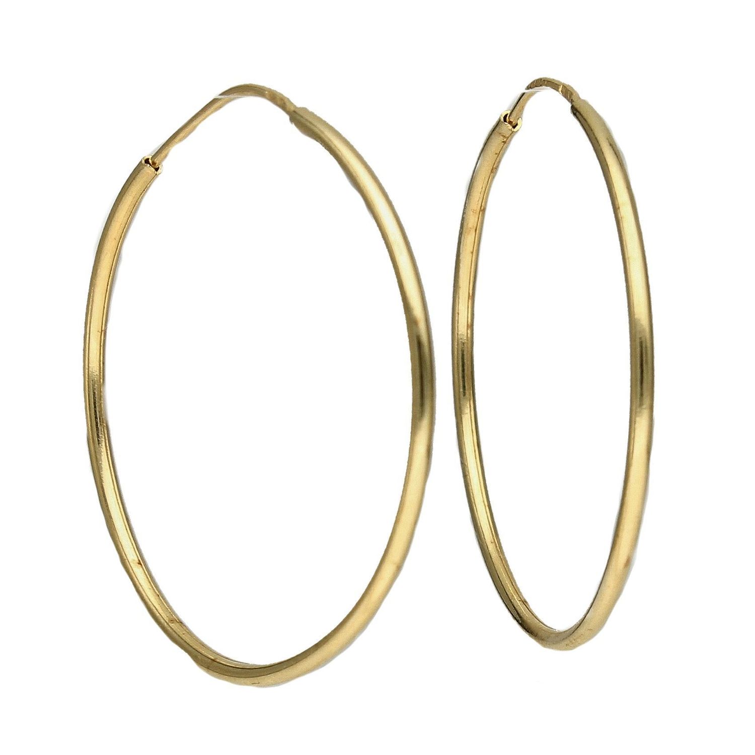 Złote kolczyki koła cienkie 3 cm KLC-000000-152-585.jpg