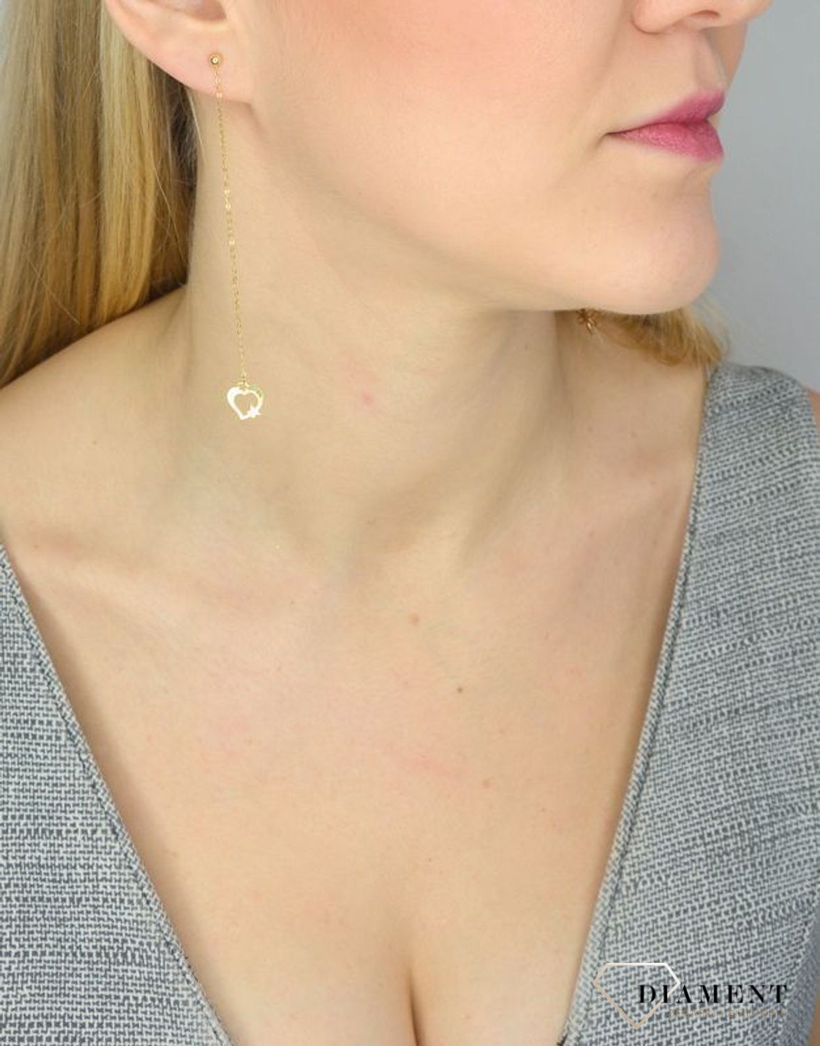 Kolczyki próby 585 wiszące serduszka KLC-000000-274-585.jpg