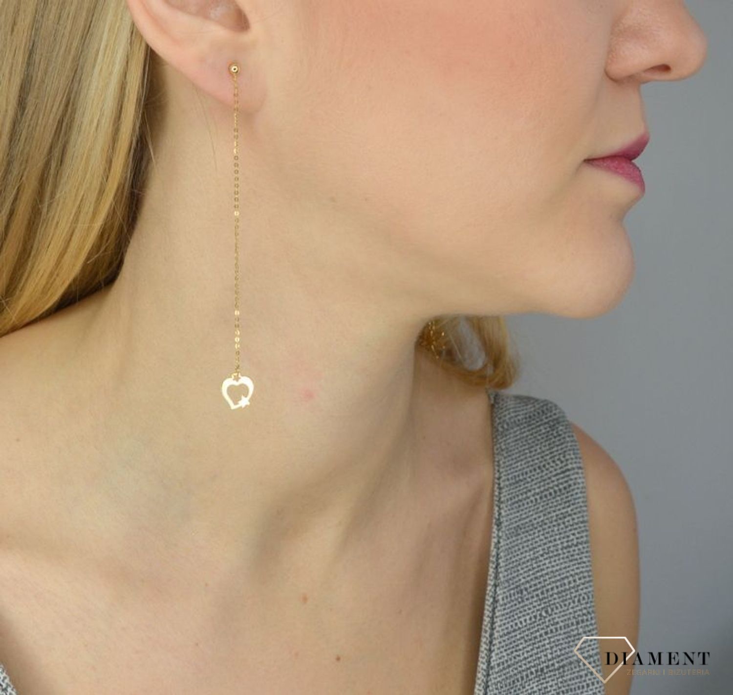 Kolczyki próby 585 wiszące serduszka KLC-000000-274-585.jpg