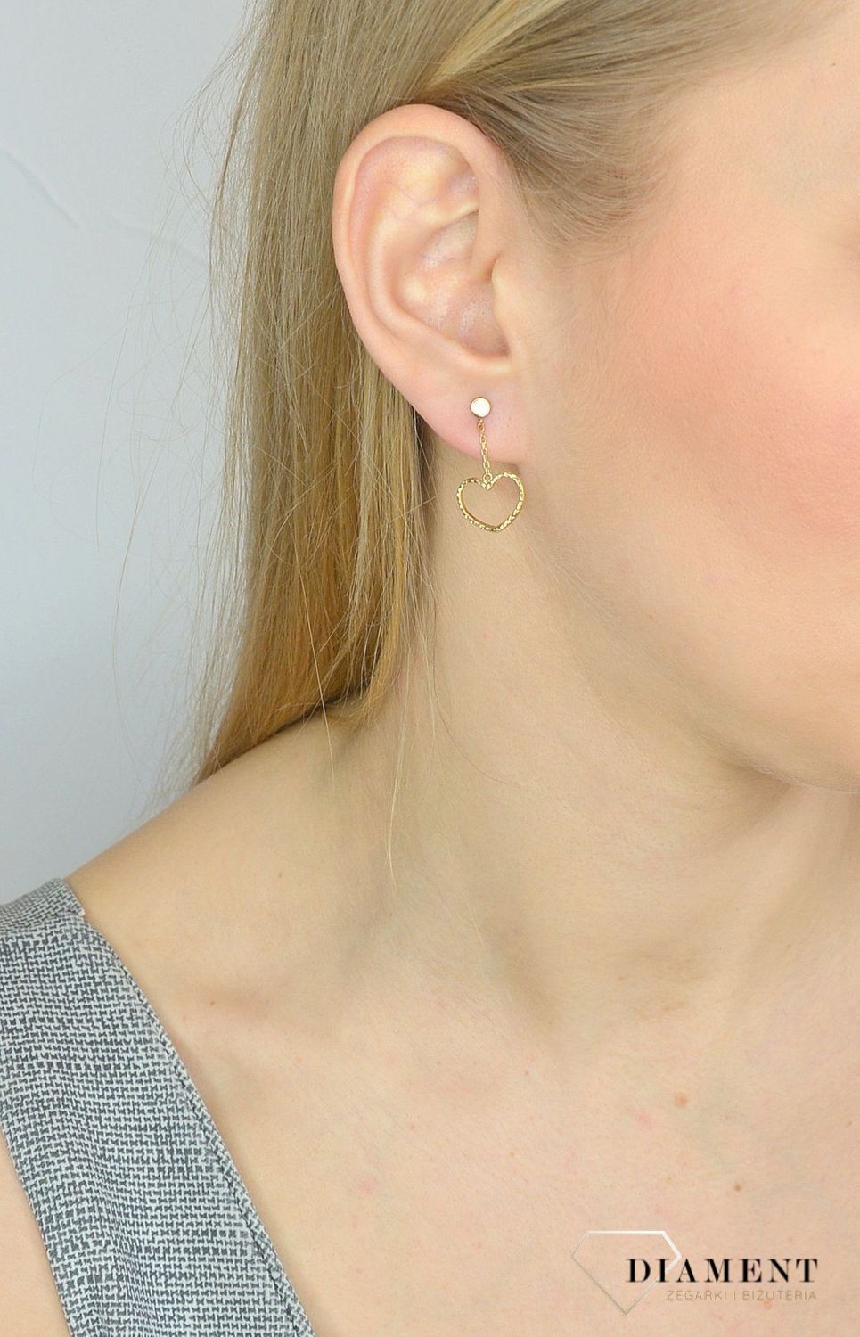 Kolczyki złote próby 585 serca wiszące KLC-000000-275-585.jpg