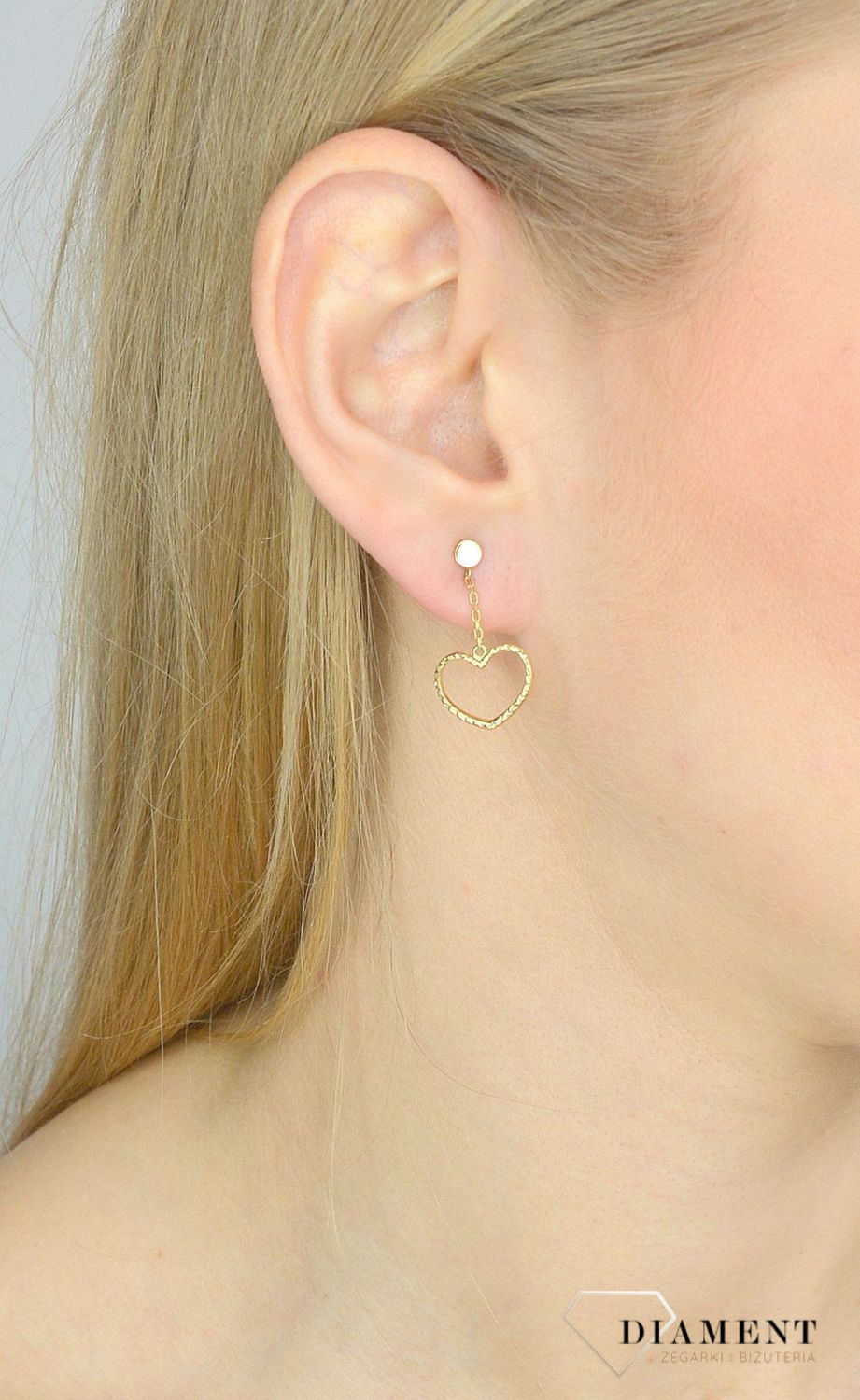 Kolczyki złote próby 585 serca wiszące KLC-000000-275-585.jpg