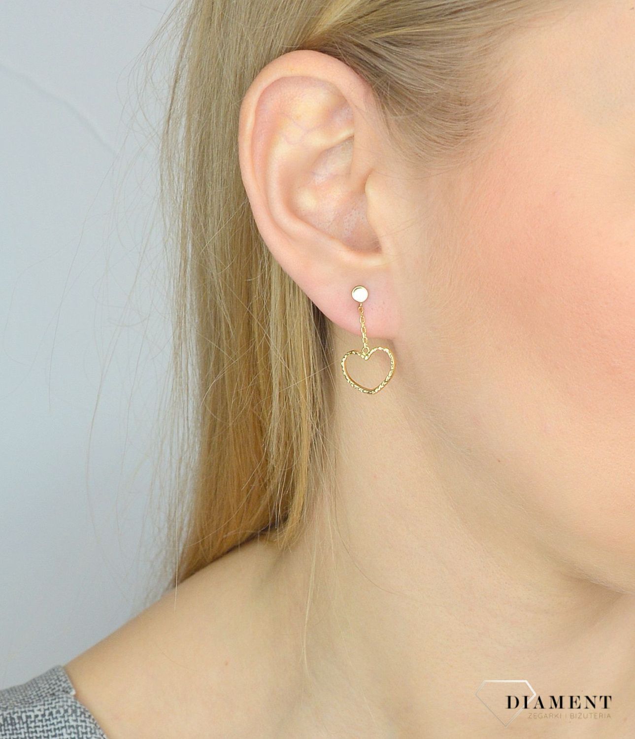 Kolczyki złote próby 585 serca wiszące KLC-000000-275-585.jpg