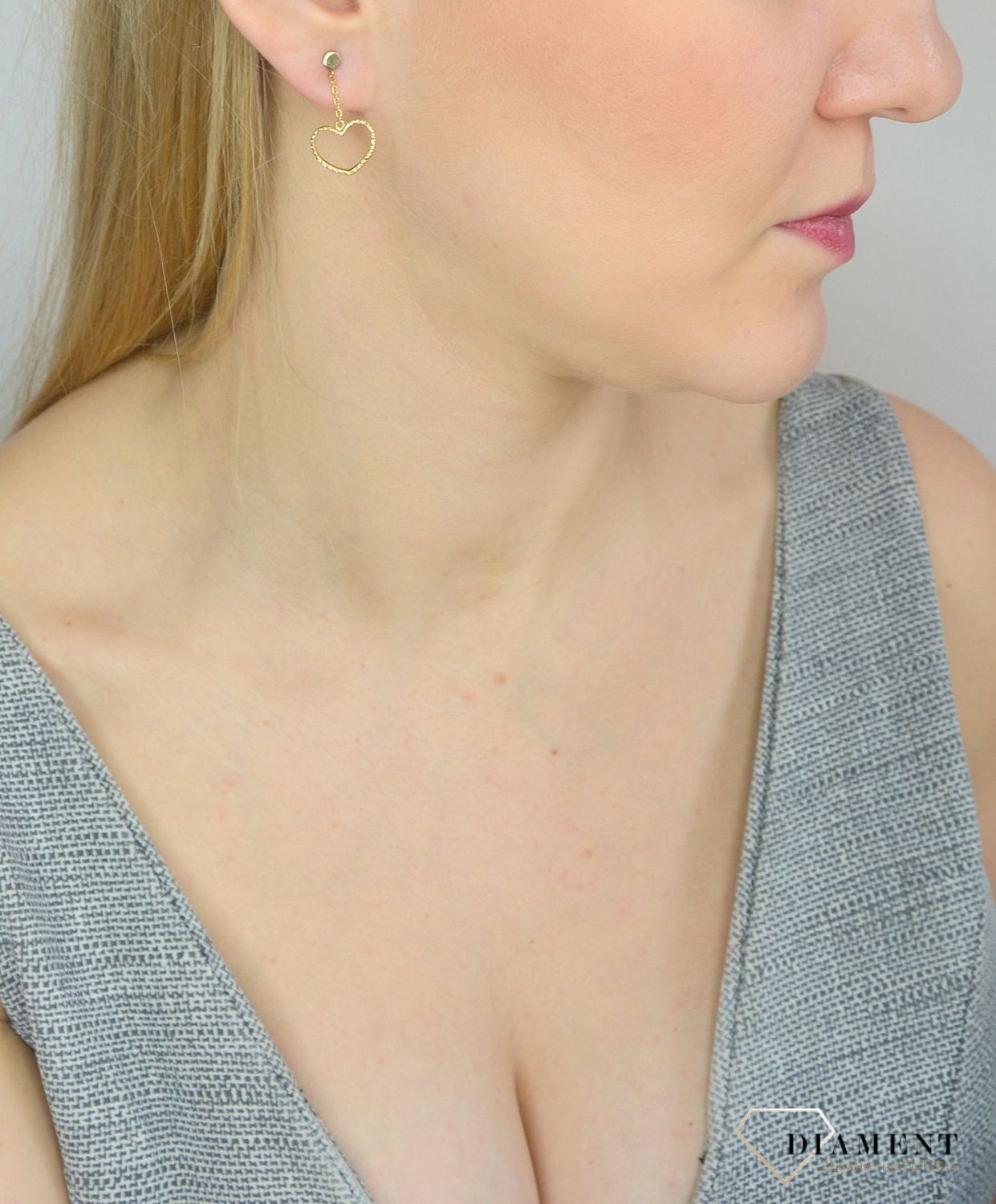 Kolczyki złote próby 585 serca wiszące KLC-000000-275-585.jpg