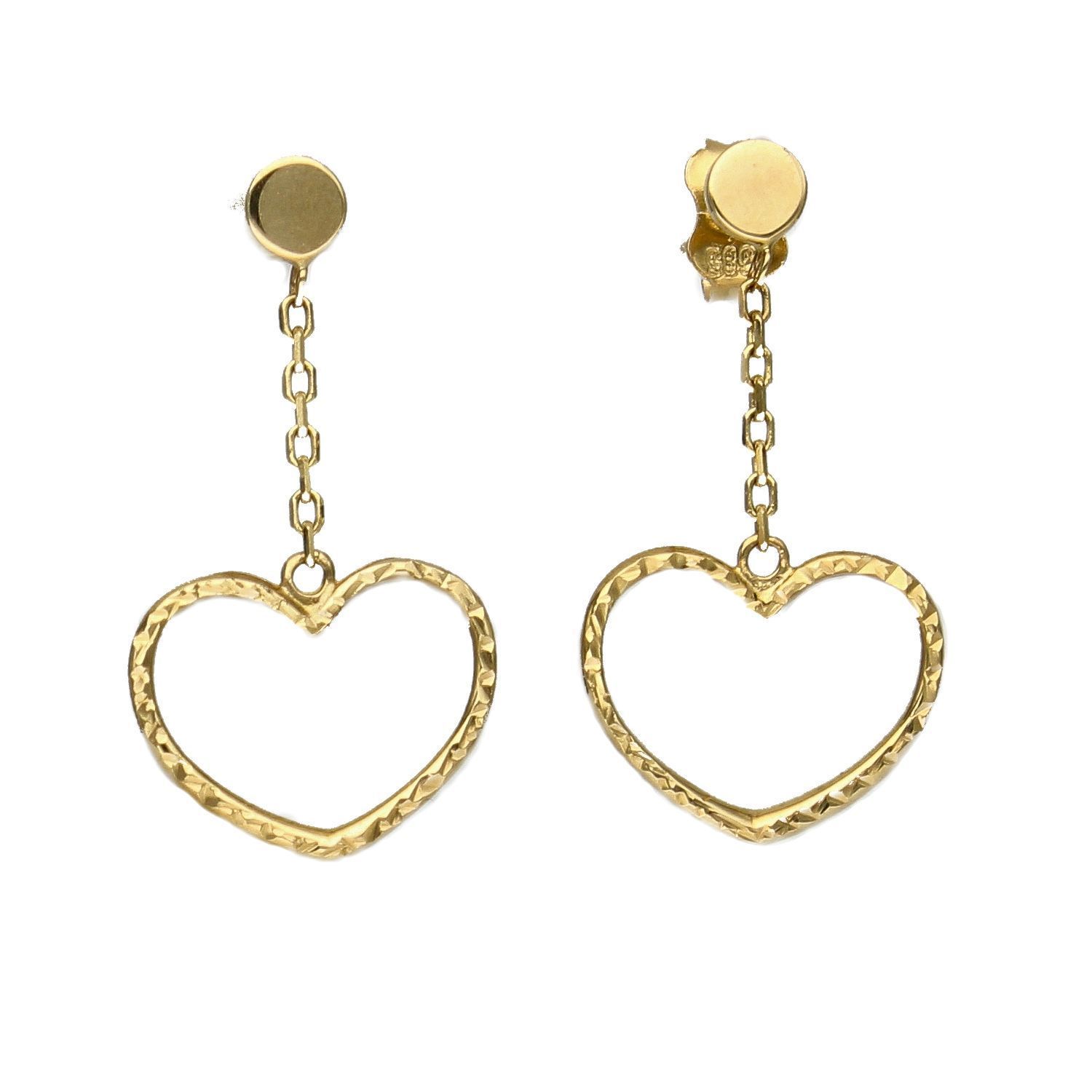 Kolczyki złote próby 585 serca wiszące KLC-000000-275-585.jpg