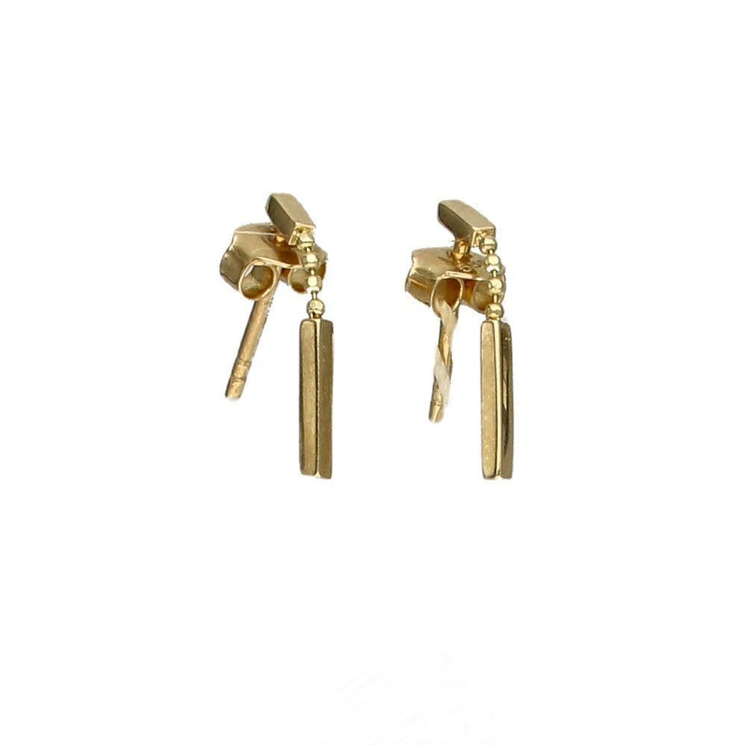 Złote kolczyki 585 wiszące patyczki KLC-000000-281-585.jpg