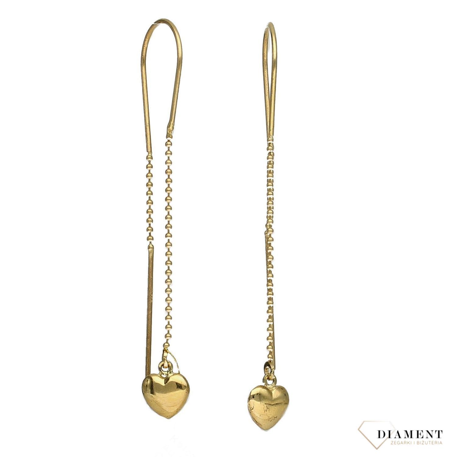 Kolczyki złote przeciągane serca KLC-000000-287-585.jpg
