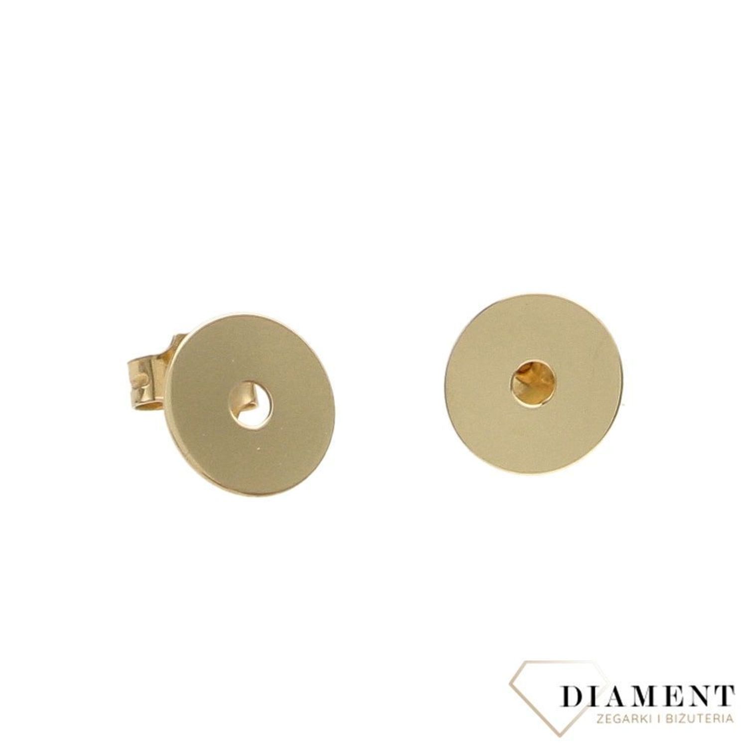 Złote kolczyki 585 kółka KLC-000000-345-585.jpg