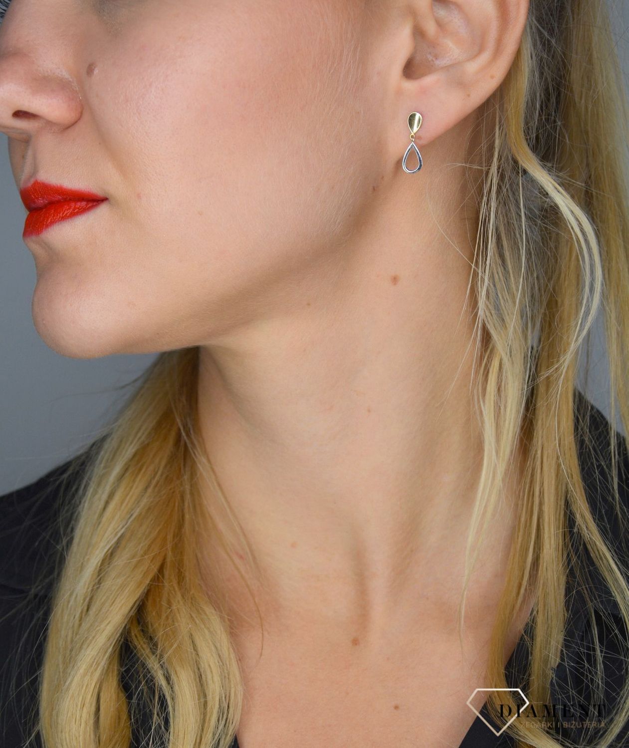 Złote kolczyki 585 łezki z białego złota KLC-000000-365-585.jpg