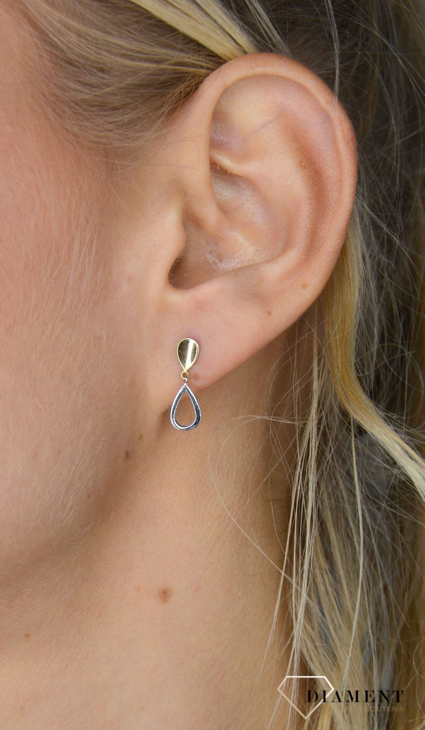 Złote kolczyki 585 łezki z białego złota KLC-000000-365-585.jpg