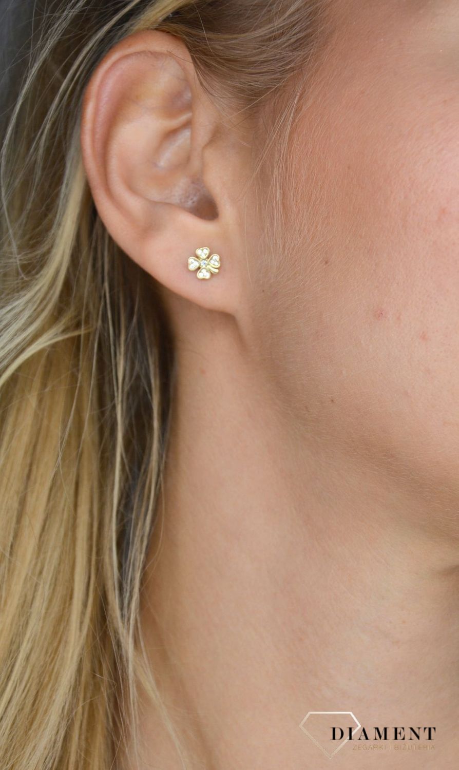 Złote kolczyki 585 śnieżynki KLC-000000-367-585.jpg