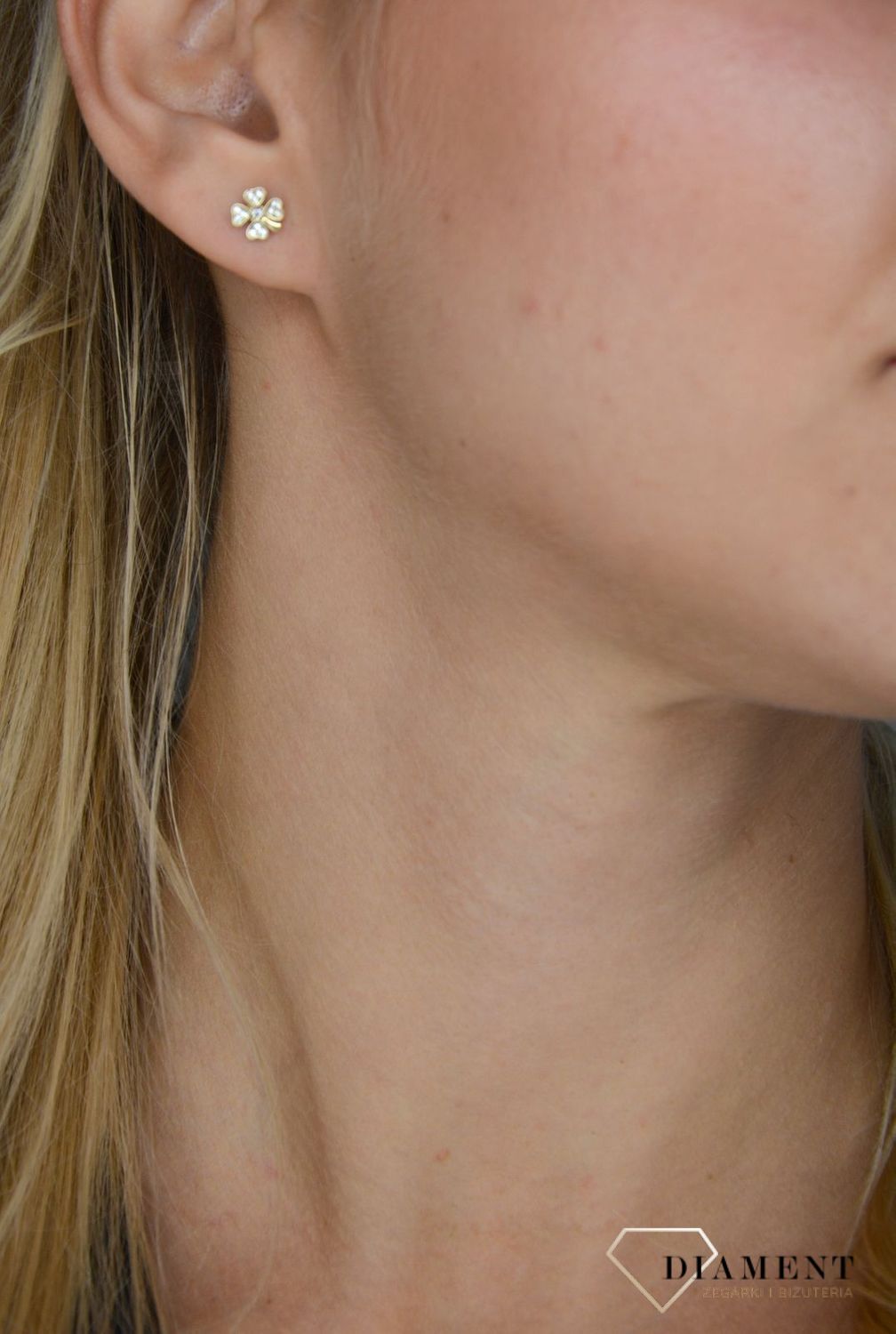 Złote kolczyki 585 śnieżynki KLC-000000-367-585.jpg